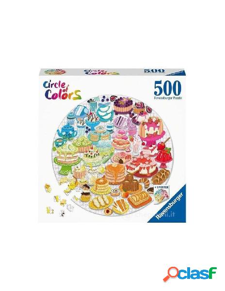 Puzzle 500 pz circle of colors dessert