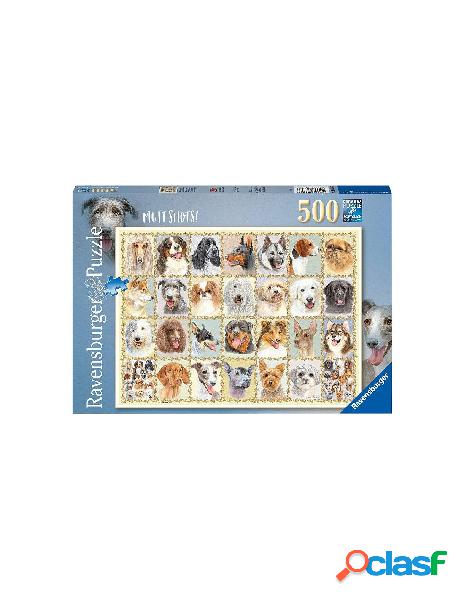 Puzzle 500 pz ritratti di cani