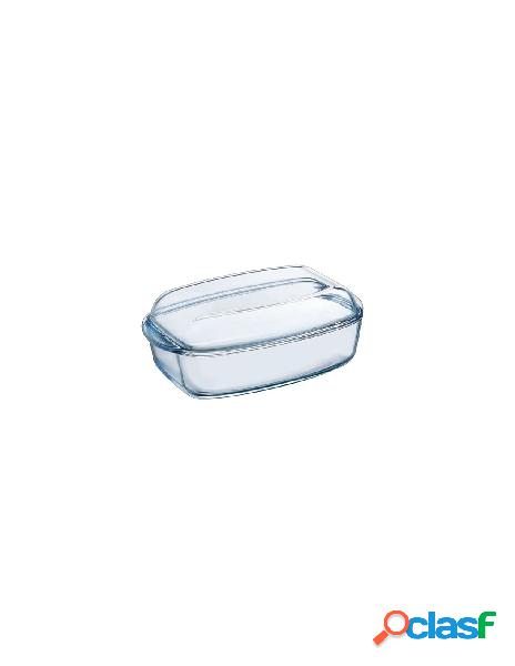 Pyrex - pyrex pirofila rettangolare con coperchio lt 7