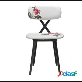 Qeeboo Milano Srl X Chair With Flower Cushion - Set Of 2