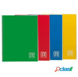 Quaderno One Color - A5 - s-fori - 1 rigo - 60 fogli - 80 gr