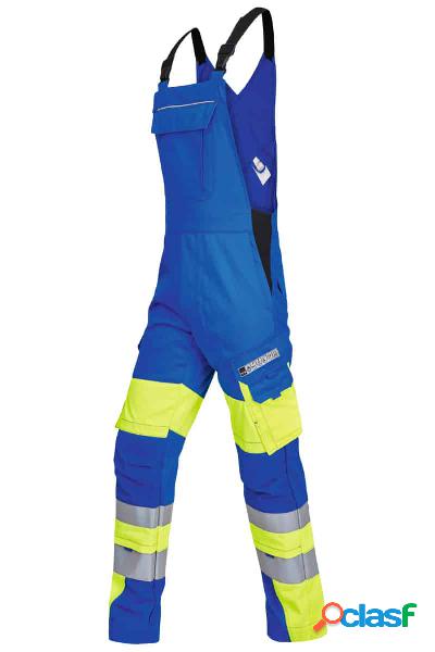 ROFA - Salopette multinorma VIS-LINE blu pervinca / giallo