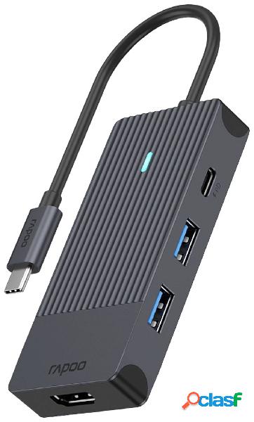 Rapoo 00217688 Docking station USB-C® Adatto per marchio