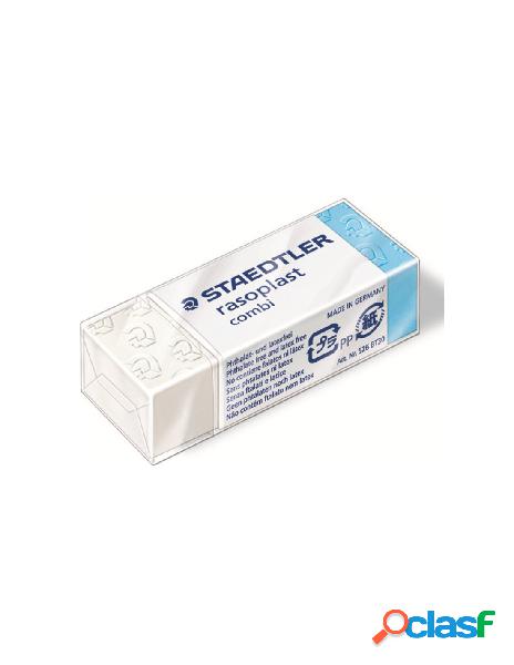 Rasoplast combi gomma bianca/blu per matita e inchiostro di