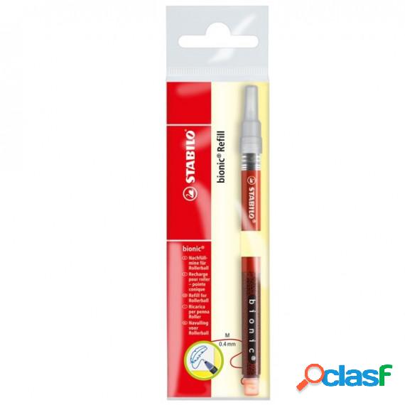 Refill 2008 - rosso - punta 0,50mm - per Stabilo Bionic -