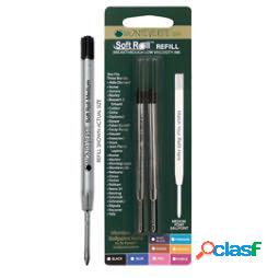 Refill per sfera Parker - punta media - nero - Monteverde -