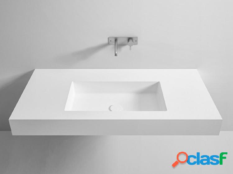 Rexa Design Rettangolare - Top con Lavabo Integrato -