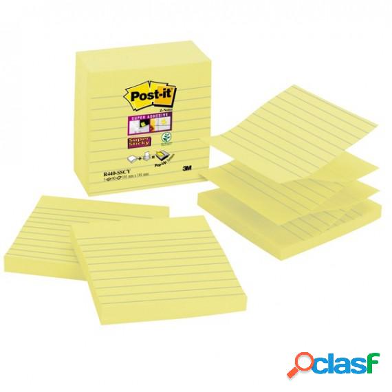 Ricarica foglietti Post it Super Sticky - R440-SSCY - a