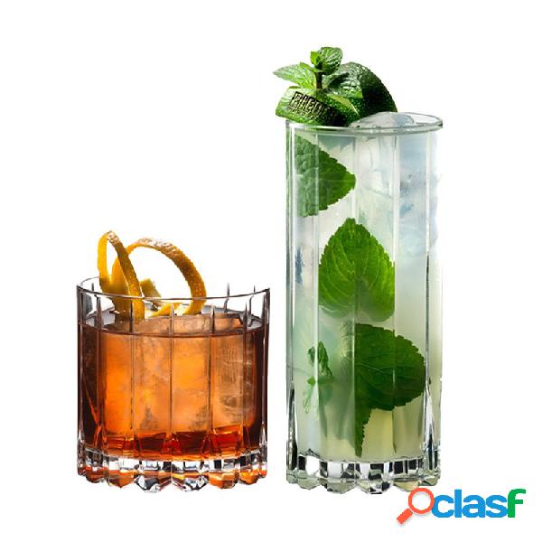 Riedel Rock & Highball Bicchieri Bibita Set 8 Pz In Vetro