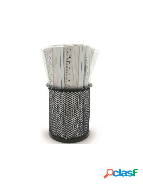 Righello alluminio 15 cm 24 pz