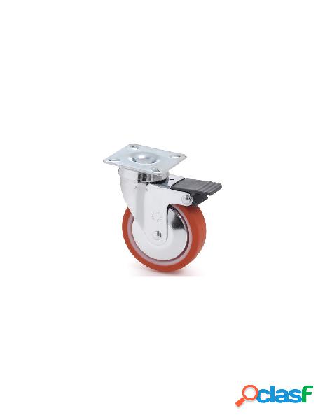 Ruota mobile avo valsecchi 17311 500bis cromo e arancio