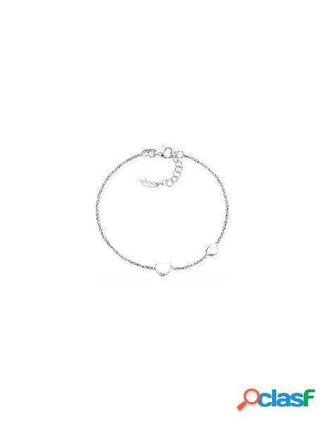 SALDI Bracciale AMEN Argento - BRGHB3 Cuori