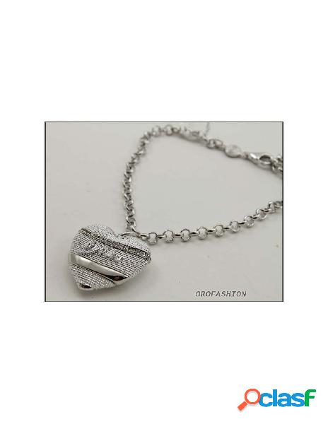 SALDI Bracciale BYBLOS cuore in metallo color silver - 9518