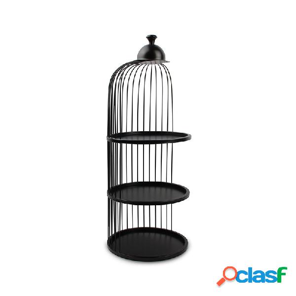 SP Collection Alzatina 3 Piani 64 Cm In Acciaio Inox Nera