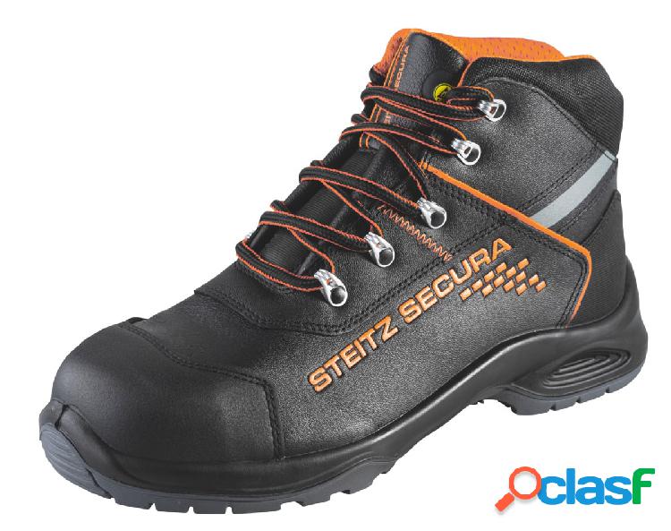 STEITZ SECURA - Stivale con lacci nero/arancione VX 7600