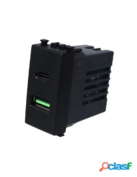 Sandasdon - sandasdon modulo presa caricatore usb 2 porte
