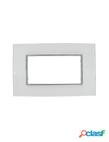 Sandasdon - sandasdon placca cristal 4m bianco effetto vetro
