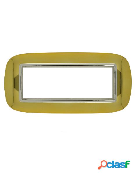 Sandasdon - sandasdon placca oval 6m oro lucido compatibile