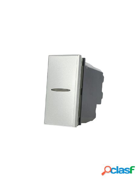 Sandasdon - sandasdon pulsante assiale 1p 16a silver
