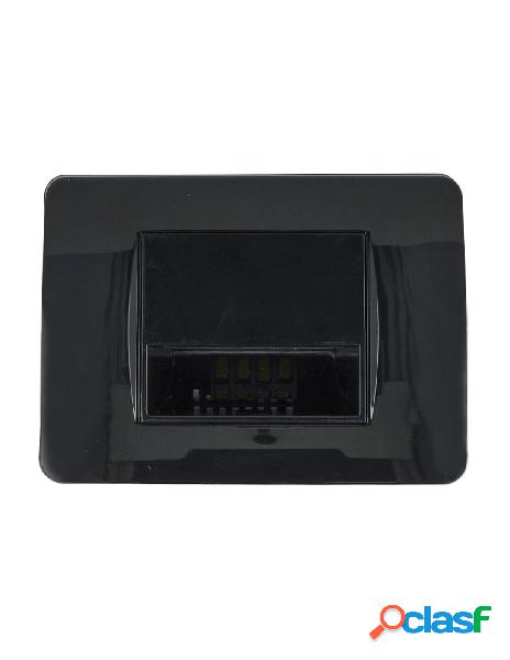 Sandasdon - sandasdon segnapasso led nero 220v 1,6w freddo