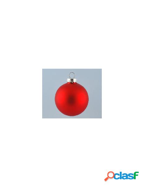 Santa claus - pallina albero santa claus 6782 sfera rosso