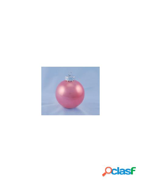 Santa claus - pallina albero santa claus te173521 sfera rosa