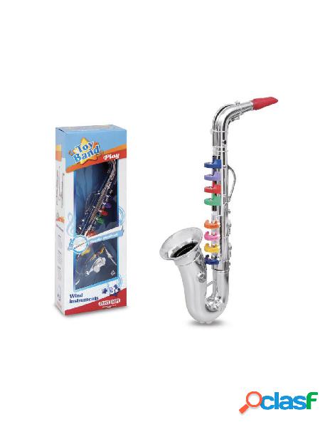 Sassofono cromato grande a 8 note