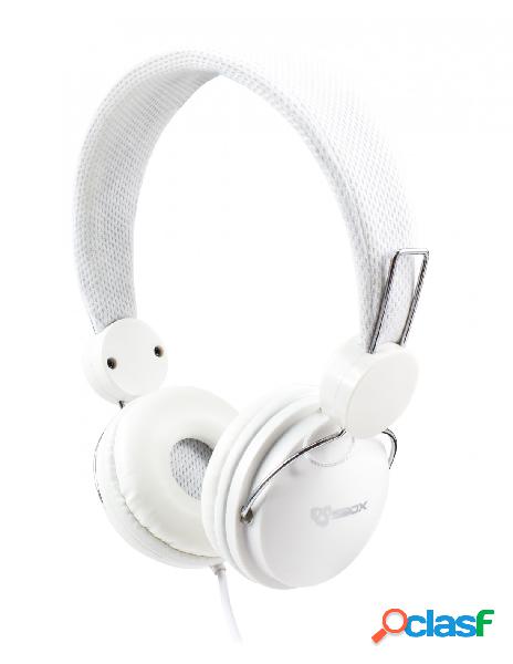 Sbox - cuffia multimediale hs-736 bianca