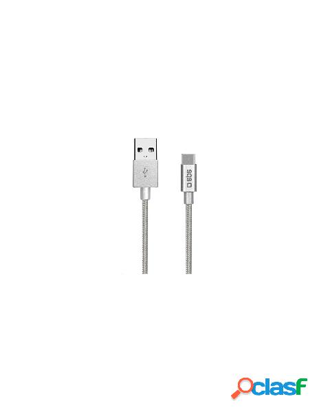 Sbs - cavo usb c sbs tecabletc15bs charging data cable nylon