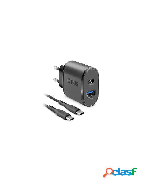Sbs wall charger kit 18w - (sbs tekittrpdcck caricabat+cavo