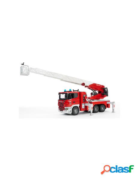 Scania r-series autopompa pompieri con luci e suono