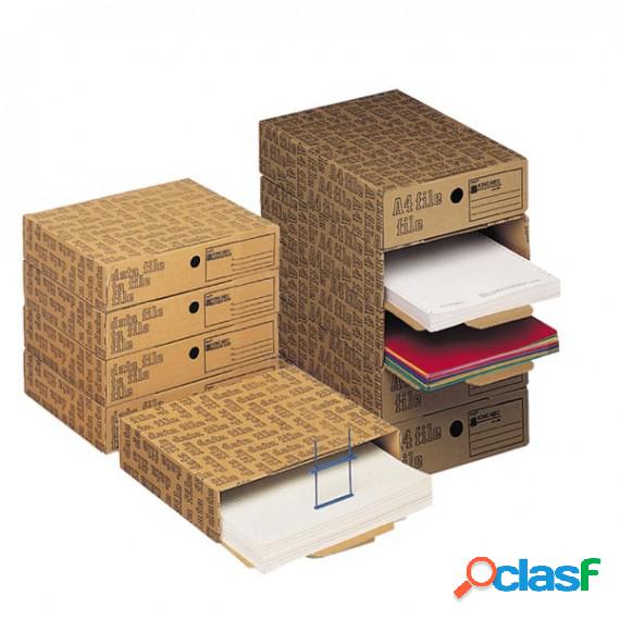 Scatola archivio Data File - 39x8x30,5 cm - avana - Esselte