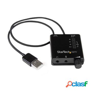 Scheda audio esterna adattatore audio stereo usb con audio