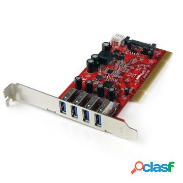 Scheda pci con 4 porte usb 3.0 superspeed