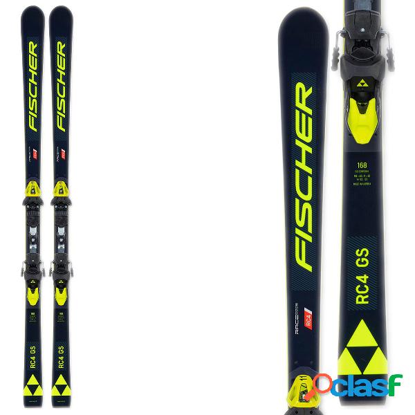 Sci Fischer RC4 Worldcup GS JR (Colore: nero giallo, Taglia: