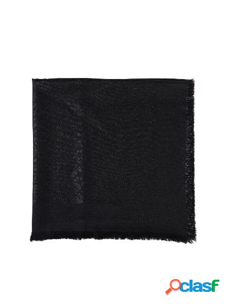 Scialle in lurex nero