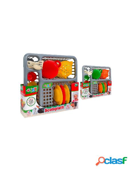 Scolapiatti c/accessori cucina 14pz 2col