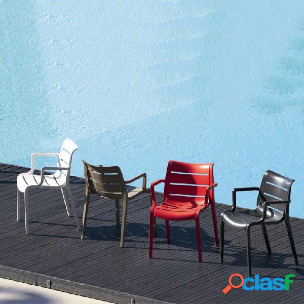 Sedia Sunset Antracite - Sedie Moderne