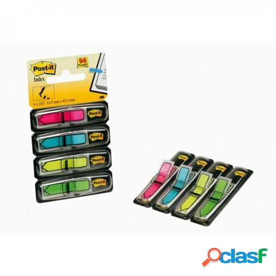 Segnapagina Post it Index Mini Freccia - 684-ARR4 - 4 colori