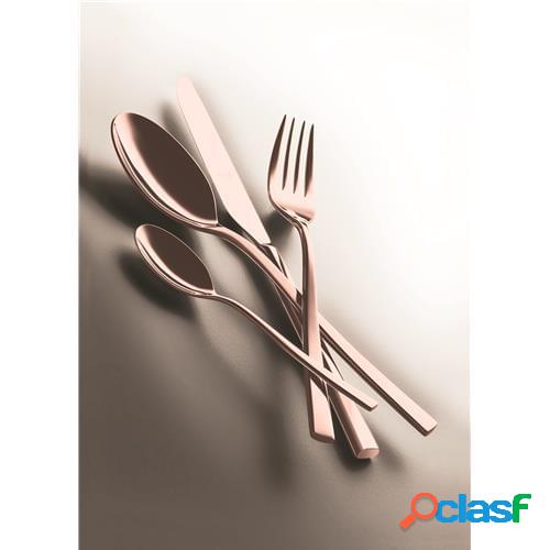 Servizio posate in acciaio inox e titanio linea Atena Bronzo
