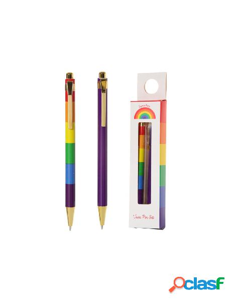 Set 2 penne arcobaleno