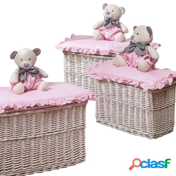 Set 3 Bauli rettangolari Mami Picci