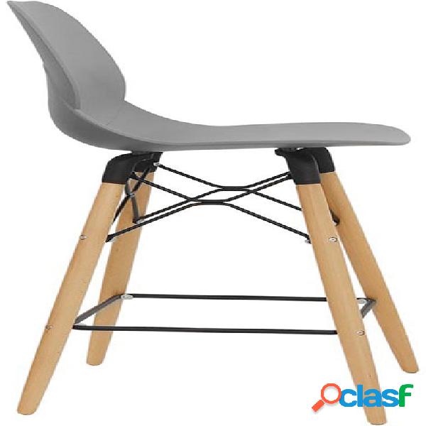 Set da 2 Sgabello moderno stile Eames cm 44x40x105h - vari