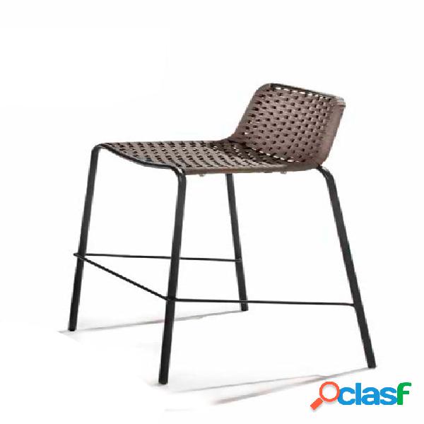 Set da 4 Sgabello moderno alto struttura in metallo scocca