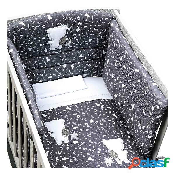 Set piumetto orso per letto Ozzy Picci