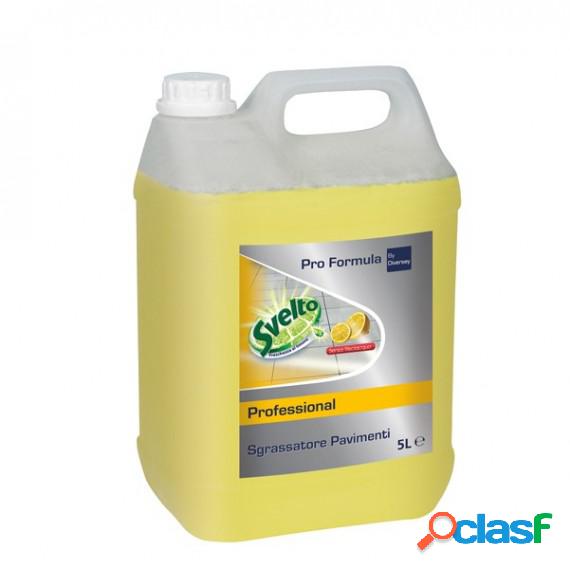 Sgrassatore per pavimenti - limone - Svelto - tanica da 5 L