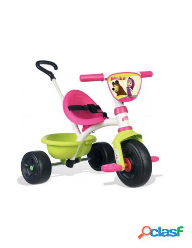 Simba Toys - Triciclo In Metallo Con Asta Masha E Orso