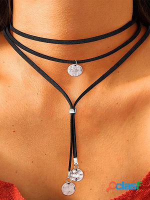 Simple Lotus Pendant Necklace