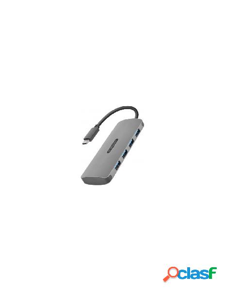 Sitecom - hub sitecom cn 383 usb c grey