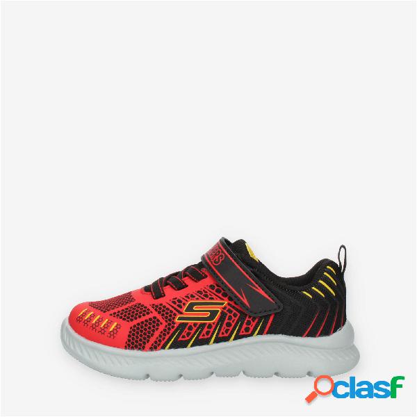 Skechers Comfy Flex 2.0 Tronox Sneakers nere e rosse da